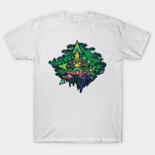 Castle Oblivion Pixel Art T-Shirt